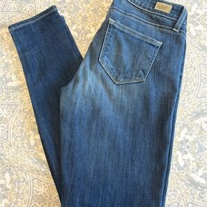 PAIGE Women's Classic Blue Skinny Jeans